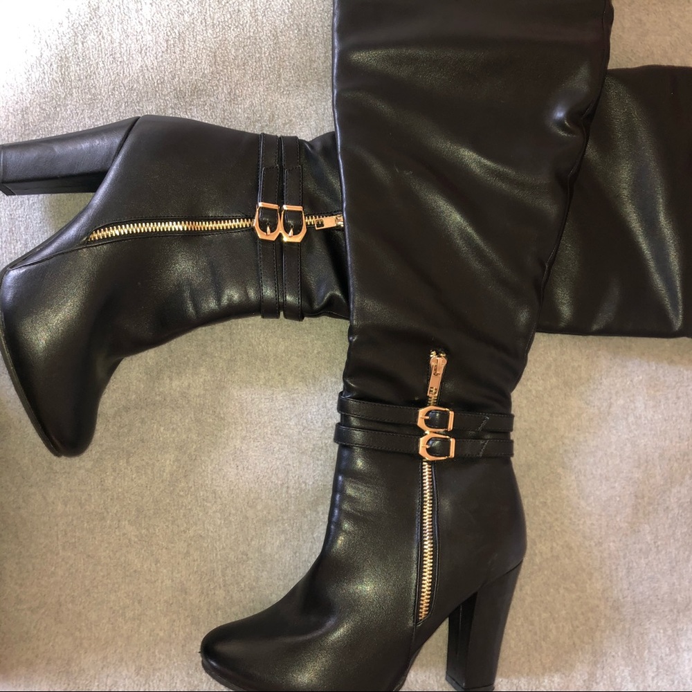 black boots